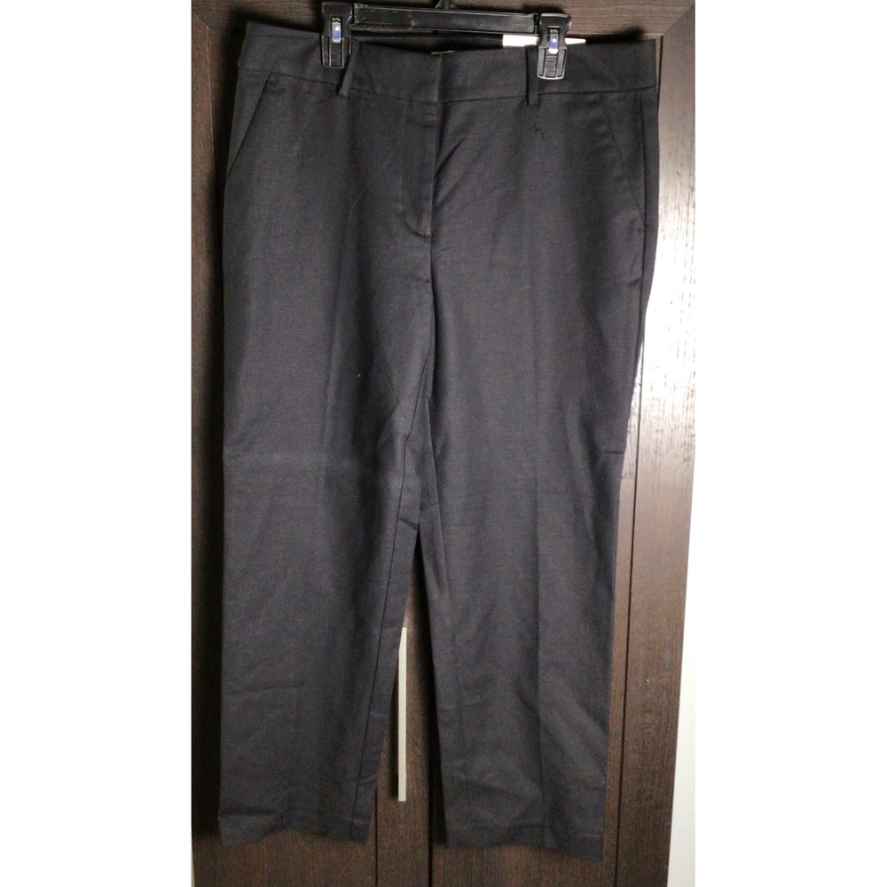 LOFT The Riviera Slim Pants Womens 8 Dark Navy Blue Business Casual Trousers NEW